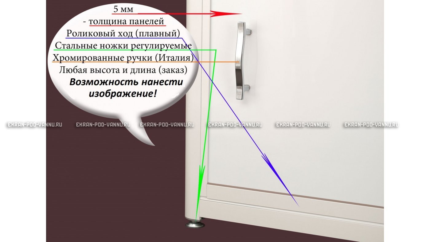 Экран на роликах EUROPLEX Тюльпаны – купить по цене 12400 руб. в интернет-магазине в городе Екатеринбург картинка 9