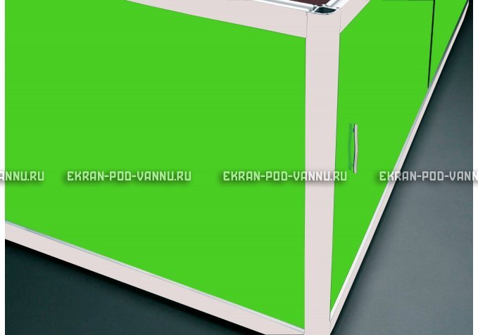 Торцевой экран EUROPLEX Комфорт салатовый – купить по цене 8760 руб. в интернет-магазине в городе Екатеринбург картинка 1