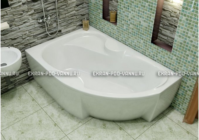 Акриловая ванна Vayer Azalia 160x105 – купить по цене 28220 руб. в интернет-магазине в городе Екатеринбург картинка 1
