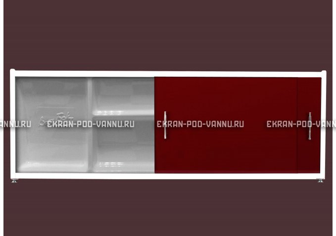 Экран с полочкой - Бордо – купить по цене 6880 руб. в интернет-магазине в городе Екатеринбург картинка 1