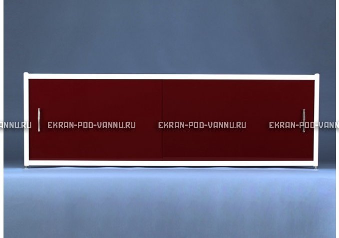 Раздвижной экран EUROPLEX Комфорт бордовый – купить по цене 7150 руб. в интернет-магазине в городе Екатеринбург картинка 1