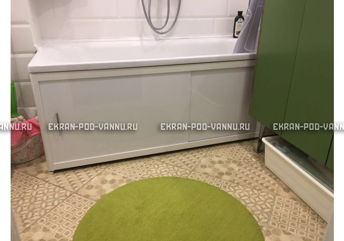 Раздвижной экран EUROPLEX Комфорт белый – купить по цене 6400 руб. в интернет-магазине в городе Екатеринбург картинка 1