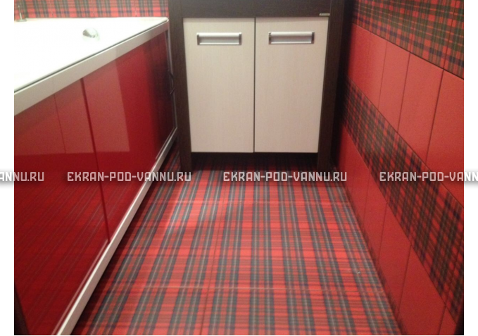 Экран раздвижной EUROPLEX Комфорт красный – купить по цене 6250 руб. в интернет-магазине в городе Екатеринбург картинка 3