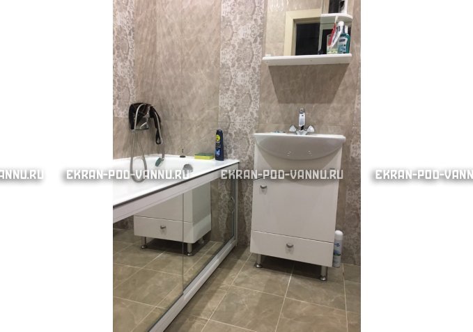Раздвижной экран EUROPLEX Роликс Зеркальный – купить по цене 9700 руб. в интернет-магазине в городе Екатеринбург картинка 5