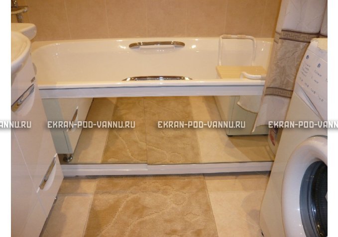 Раздвижной экран EUROPLEX Роликс Зеркальный – купить по цене 9700 руб. в интернет-магазине в городе Екатеринбург картинка 3