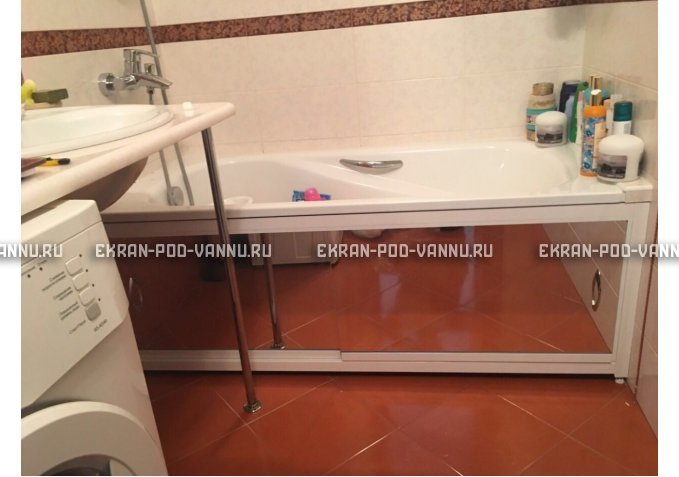 Раздвижной экран EUROPLEX Роликс Зеркальный – купить по цене 9700 руб. в интернет-магазине в городе Екатеринбург картинка 10