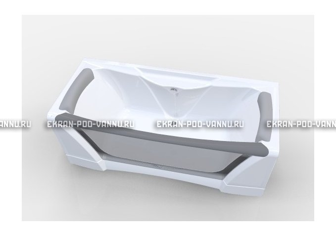 Прозрачная ванна 1MarKa Dolce Vita 180x80 – купить по цене 43200 руб. в интернет-магазине в городе Екатеринбург картинка 2