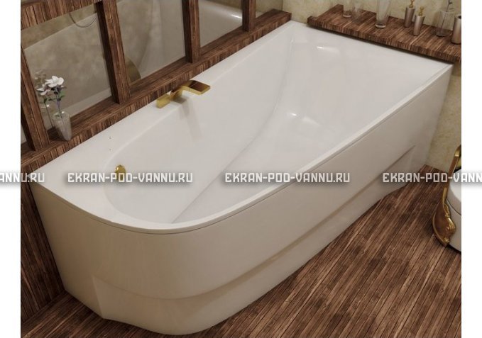 Акриловая ванна Vayer Boomerang 170x90 – купить по цене 47600 руб. в интернет-магазине в городе Екатеринбург картинка 1