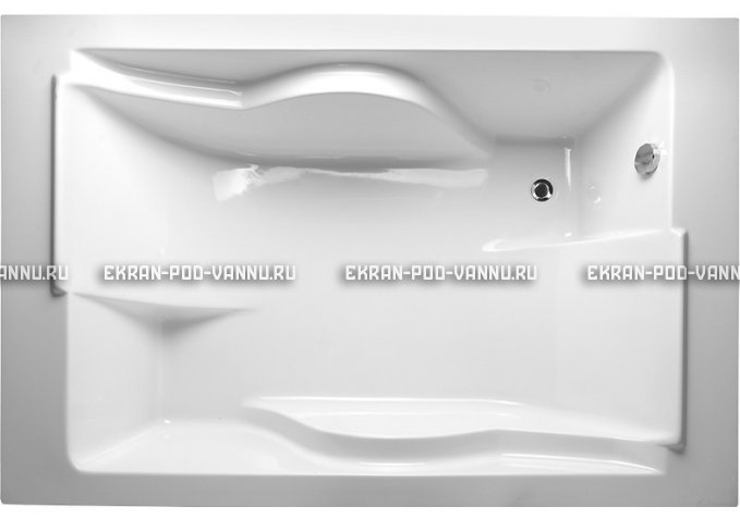 Акриловая ванна Vayer Coral 180x120 – купить по цене 33850 руб. в интернет-магазине в городе Екатеринбург картинка 2