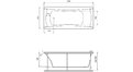 Акриловая ванна Relisan Loara 180x80 – купить по цене 23580 руб. в интернет-магазине в городе Екатеринбург картинка 17