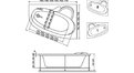 Акриловая ванна Relisan Ariadna 145x95 – купить по цене 23500 руб. в интернет-магазине в городе Екатеринбург картинка 13