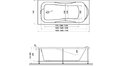 Акриловая ванна Relisan Elvira 150x75 – купить по цене 15260 руб. в интернет-магазине в городе Екатеринбург картинка 13