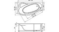 Акриловая ванна 1MarKa Gracia 170x100 – купить по цене 20270 руб. в интернет-магазине в городе Екатеринбург картинка 17