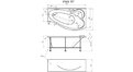 Акриловая ванна 1MarKa Gracia 160x95 – купить по цене 20300 руб. в интернет-магазине в городе Екатеринбург картинка 17