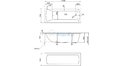 Акриловая ванна 1MarKa Modern 130x70 – купить по цене 8620 руб. в интернет-магазине в городе Екатеринбург картинка 21