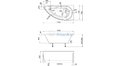 Акриловая ванна 1MarKa Piccolo 150х75 – купить по цене 11310 руб. в интернет-магазине в городе Екатеринбург картинка 25