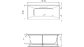 Акриловая ванна Vayer Casoli 170x75 – купить по цене 19110 руб. в интернет-магазине в городе Екатеринбург картинка 10
