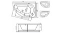 Акриловая ванна Vayer Ismena 160x105 – купить по цене 28350 руб. в интернет-магазине в городе Екатеринбург картинка 21